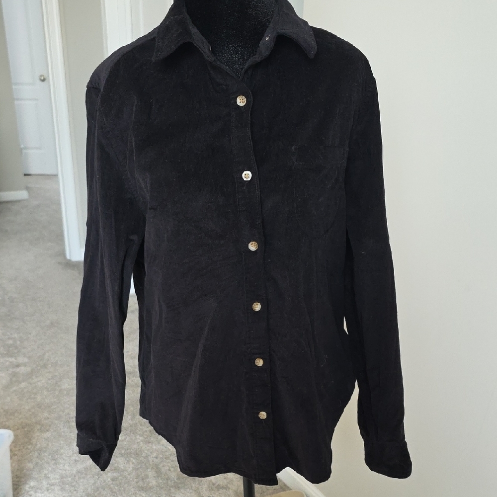 Jachs Black Button Down Shirt